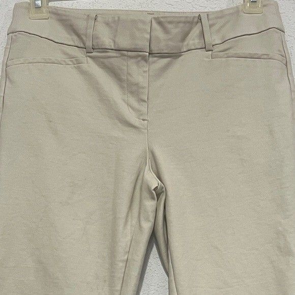 LOFT Womens Petite Marisa Light Khaki Pants Size 6P - Picture 4 of 5
